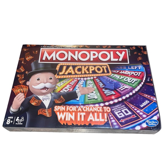 Hasbro Monopoly Jackpot Board Game NEW & Factory SEALED - Picture 1 of 5